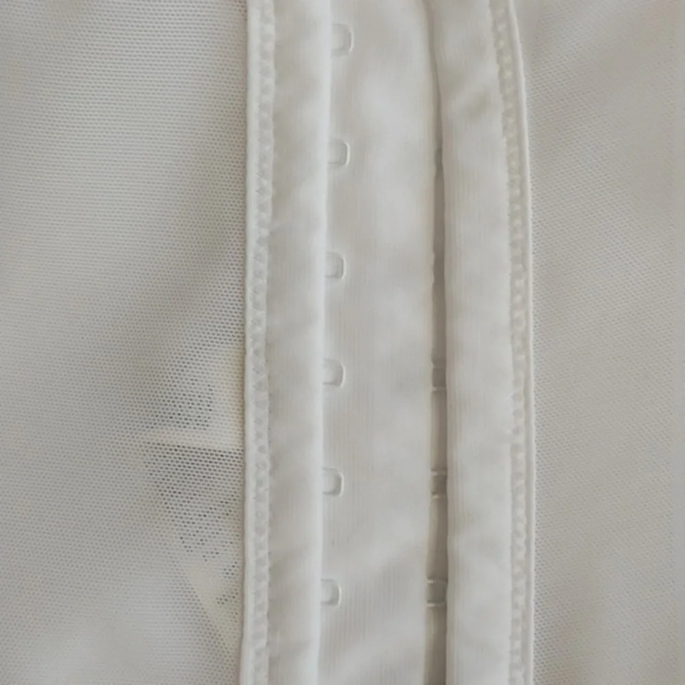 Dominque NWOT Juliette‎ Satin Strapless Longline Corset 8950 White Size 40C